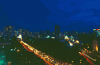  Dhaka, the capital city of Bangladesh at night .