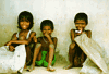  These little children have to collect waste papers from roads to sell for their living but still they didn\t loose their smilings .